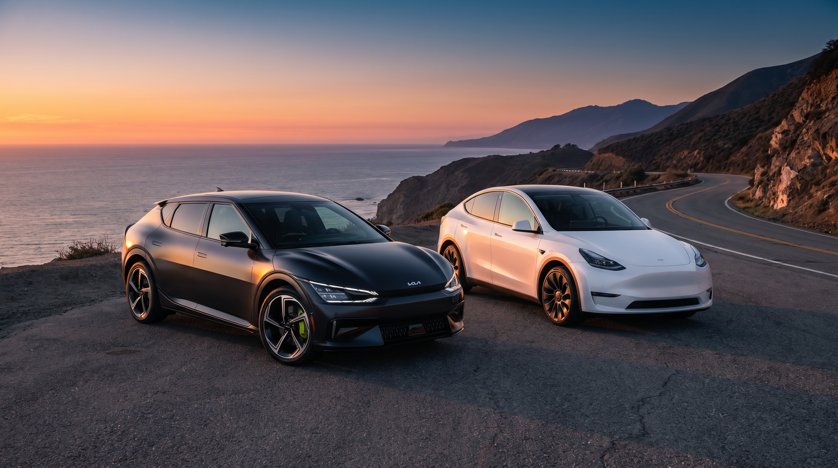 Kia EV6 та Tesla Model Y